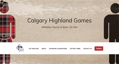 Desktop Screenshot of calgaryhighlandgames.org