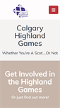 Mobile Screenshot of calgaryhighlandgames.org